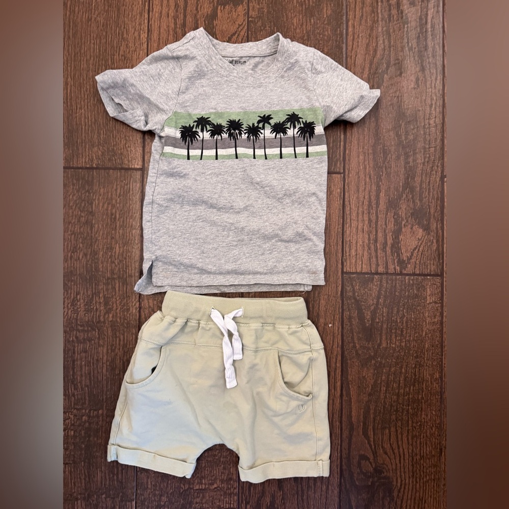 Little Bipsy Toddler Boy short and shirt set